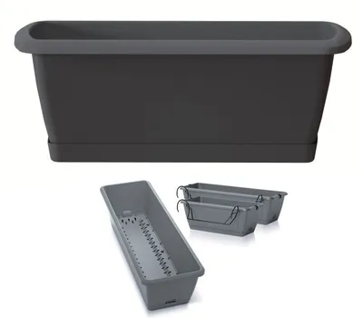 Immagine prodotto di Truhlík se zavlažov. systémem a držákem RESPANA EASYCARE 39,7 cm - barva: antracit
