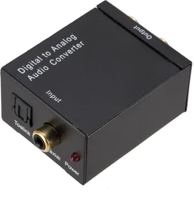Zdjęcie produktu dla Konwerter cyfrowo-analogowy Przełącznik audio Przełącznik optyczny na RCA Przełącznik AV Przełącznik wyboru Przełącznik koncentryczny Toslink