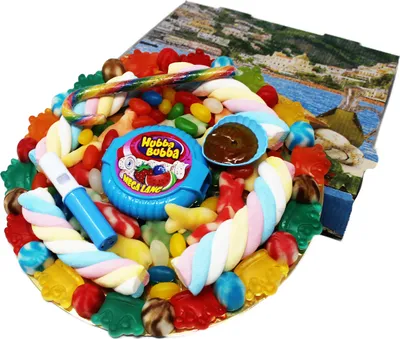 Produktbild Fruchtgummi süße Einschulungspizza für Boys im Pizzakarton 500g