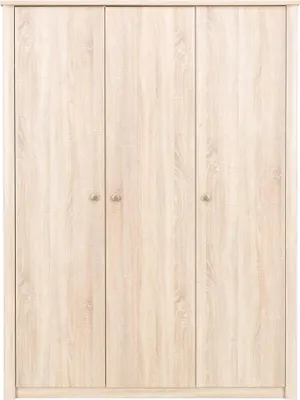 Obrázek produktu pro Třídveřová šatní skříň 200 cm FRIDLEY - dub sonoma