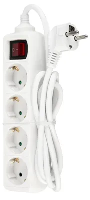 Immagine prodotto di Ciabatta multipresa REV - Multipresa, 4 prese, 1,4 metri, 3500W, bianca
