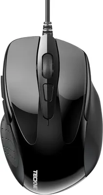 Produktbild von mit Kabel, Computermaus mit 6 Tasten, 6400 DPI, Ergonomisches Optical Business Kabelgebundene Maus für PC, Laptop, USB-Kabel 150 cm