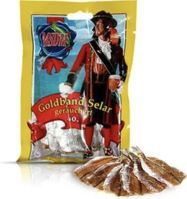 Produktbild von EuroAsia Trockenfisch Goldband Selar geräuchert 36g