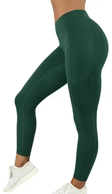 Image de Solidchoice - Leggings de yoga noirs à taille haute pour femmes