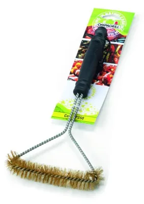 Image de Ompagrill Brosse en laiton pour grilles et plaques SP350 35 cm