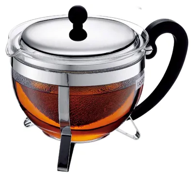 Produktbild von Bodum 1921-16-6, Schwarz, Silber, Transparent, 1,5 l, 233 x 168 x 168 mm