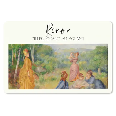 Produktbild von MuchoWow® Mauspad Mousepad Kunst - Renoir - Alte Meister 27x18 cm - Mousepads - Maus Mat - Pad - Mausunterlage - Büroartikel - Desk Matten