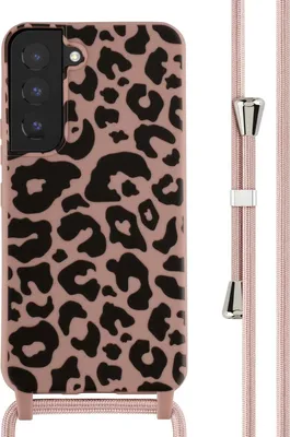 Produktbild von imoshion SilikonHülle design mit Band Samsung Galaxy S22 - Animal Pink