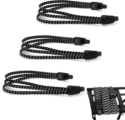 Immagine prodotto di Azomor Cinghie elastiche per bagagli con ganci per biciclette e moto, set da tre