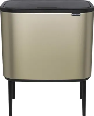 Produktbild von Brabantia Mülleimer Bo Touch Bin Champagnerfarben, 11 + 23 L