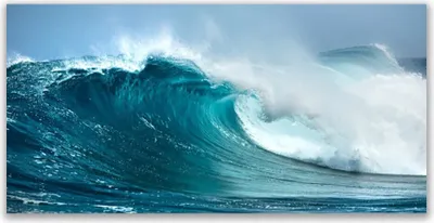 Produktbild von Tulup Leinwand-Bilder 120x60 Wandbild Canvas Kunstdruck Welle Landschaft