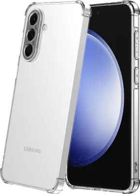 Produktbild von Geeignet für Samsung Galaxy S23 FE Phone Case Transparent mit Bumper - Shockproof TPU Silicone Back Cover Case Transparent - Smartphonica
