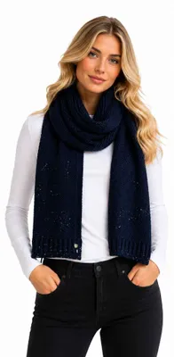 Produktbild von Guess Damen Strickschal Schal Dunkelblau 0222-0033