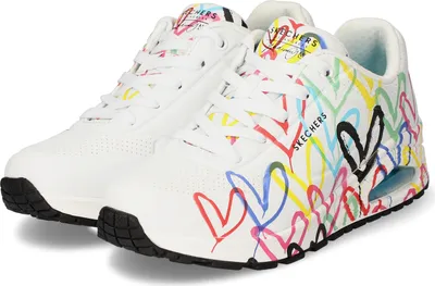 Produktbild von Skechers x JGoldcrown: Uno - Spread the Love weiß-multi 40