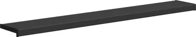 Produktbild von vidaXL Fensterbank Schwarz mit Holzmaserung 160 x 20 x 4,5 cm PVC
