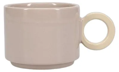 Obrázek produktu pro Hrnek ONA, barva šedá/béžová, objem 280 ml