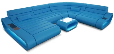 Produktbild von XXL Wohnlandschaft Concept U-Form in Leder