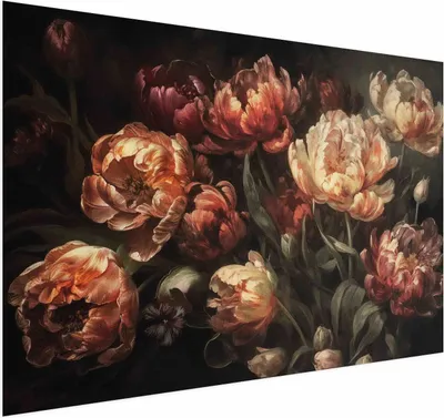 Produktbild von Posterpapier Poster - Blooming Tulips 90x60 cm Blumen b-H-10024-ao-a