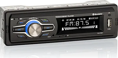 Produktbild von Radio samochodowe Roadstar RU-375BT AM/FM z zestawem głośnomówiącym Bluetooth, czytnikiem kart USB/TF, wejściem aux i wyjściem liniowym audio