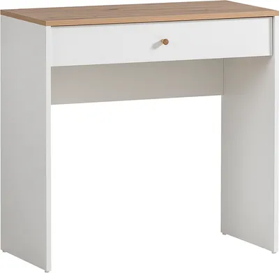 Produktbild von Schminktisch weiß matt mit Eiche HELMA-80
