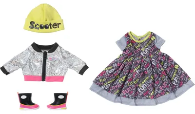 Image de ZAPF Creation BABY born® City Deluxe Style 43 cm, accessoires pour poupées
