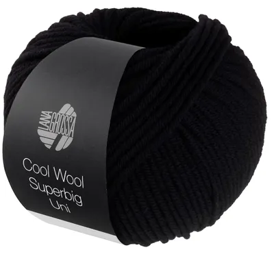 Produktbild von Lana Grossa - Cool Wool Superbig 0043 schwarz