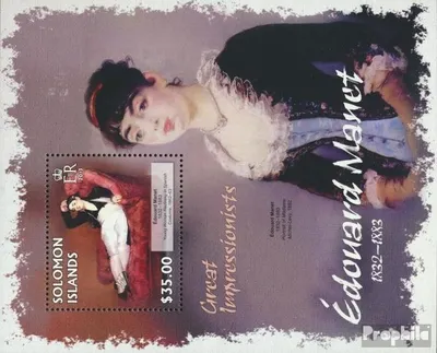 Produktbild von Briefmarken Salomoninseln 2013 Mi Block 131 (kompl. Ausg.) postfrisch Edouard Manet