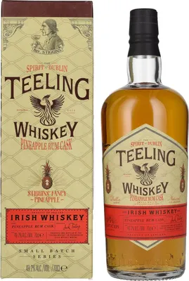 Image de Teeling Whiskey PINEAPPLE Rum Cask Irish Whiskey 49,2% Vol. 0,7l en boîte cadeau