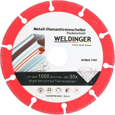 Immagine prodotto di WELDINGER disco diamantato per metallo 125mm
