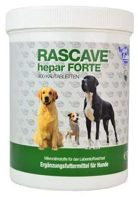 Produktbild von Rascave Hepar Forte Tabletten für Hunde - 90 Stück