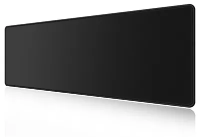 Obrázok produktu pre Herná podložka pod myš, veľká, čierna, 120 x 40 cm, ideálna na hranie hier a prácu