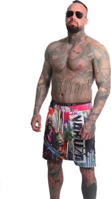 Image de Yakuza Men Specialist Short de bain, Coloré, XL