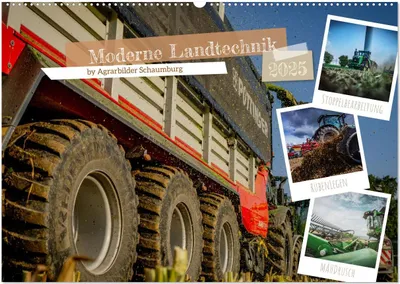 Produktbild von Moderne Landtechnik (Wandkalender 2025 DIN A2 quer), CALVENDO Monatskalender