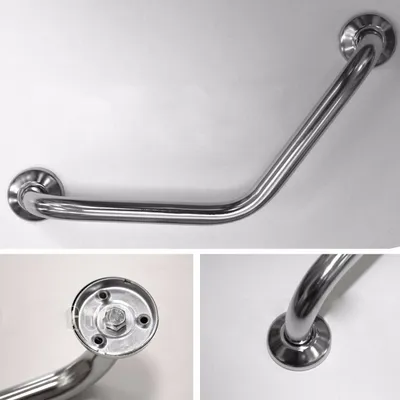 Produktbild von Winkelgriff 135° Chrom Haltegriff Wannengriff Stützgriff Sicherheitsgriff Bad