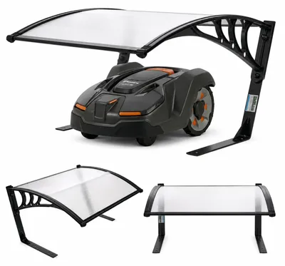 Produktbild von TRUTZHOLM Mähroboter Garage wetterfest Überdachung mit UV-Schutz & Metallfüßen Carport