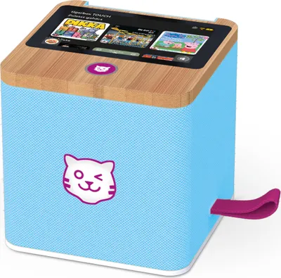 Produktbild von tigerbox TOUCH PLUS Miami Sky / hellblau – smarte Hörbox mit Touchdisplay & Bluetooth