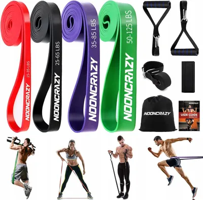 Obrázek produktu pro NOONCRAZY Sady odporových pásů pro fitness a posilování