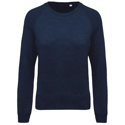 Produktbild von Kariban Damen Sweatshirt Baumwolle Rundhalsausschnitt Raglanärmel