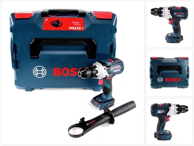 Zdjęcie produktu dla Akumulatorowa wiertarko-wkrętarka udarowa Bosch GSB 18V-110 C 18V 110Nm Solo + L-Boxx - bez akumulatora, bez ładowarki