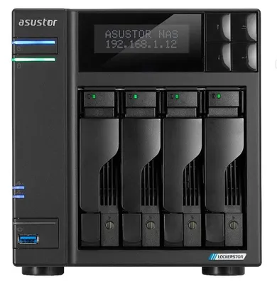 Produktbild von Asustor LOCKERSTOR 4 Gen2 (AS6704T), NAS, Desktop, Intel® Celeron® N, N5105, 4 GB, DDR4