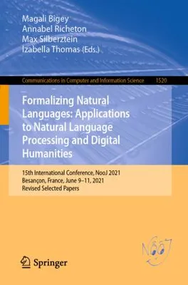 Zdjęcie produktu dla Formalizing Natural Languages: Applications to Natural Language Processing and Digital Humanities