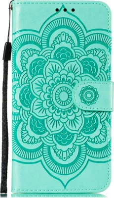 Produktbild von Mobigear Mandala  HONOR 9X Lite Hülle Klapphülle Geldbörse - Türkis