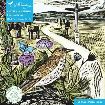 Productafbeelding van Duurzame puzzel voor volwassenen, Angela Harding: The Common, 1000 stukjes. Ethisch, duurzaam en milieuvriendelijk