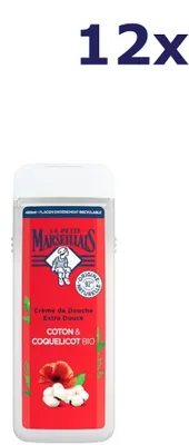 Produktbild von 12x Le Petit Marseillais Douchegel Bio Katoenmelk & Papaver 400ml