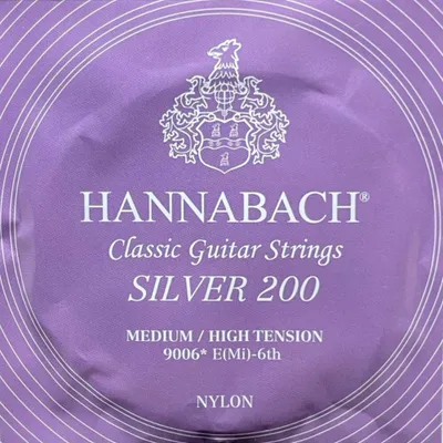 Produktbild von Hannabach 9006MHT Silver 200 - medium/high - E6