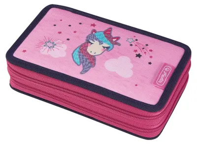 Produktbild von Herlitz 50026029, Weiches Federmäppchen, Polyester, Gemischte Farben, Abbildung, Kind, Uni