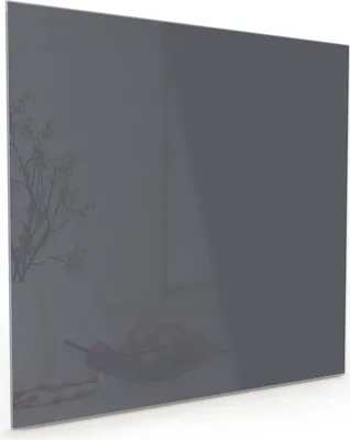 Produktbild von Küchenrückwand Spritzschutz Glas mit Motiv Dunkelgrauer Hintergrund 40 x 40 cm