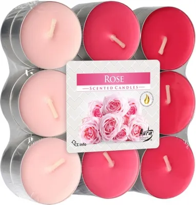 Image de Bougie chauffe-plat ROSES parfumée 18pcs