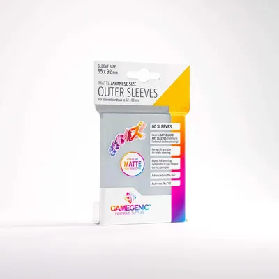 Produktbild von Gamegenic Matte Japanese Size Outer Sleeves