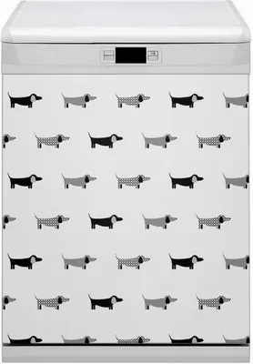 Produktbild von Geschirrspüle Magnet für Spülmaschine Magnetmatte Küche Magnete  Dekorative 60x70 cm  - Dachshunds